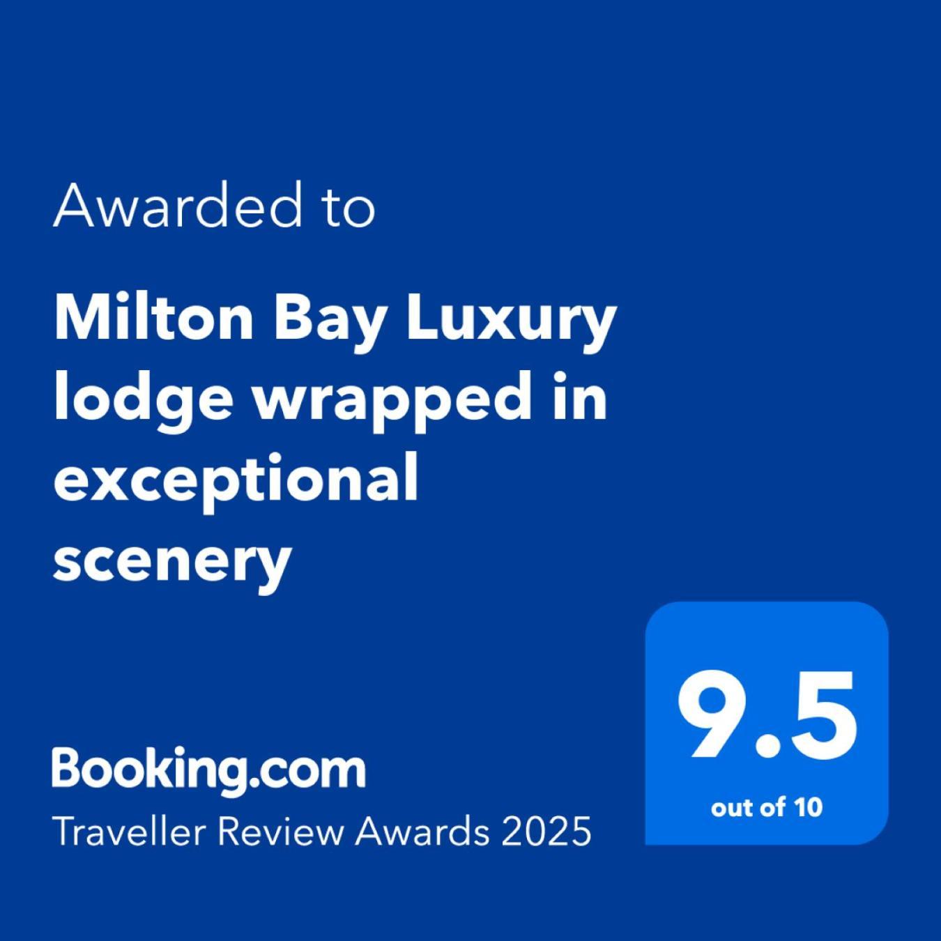 Milton Bay Luxury Lodge Wrapped In Exceptional Scenery Morenish Exteriér fotografie